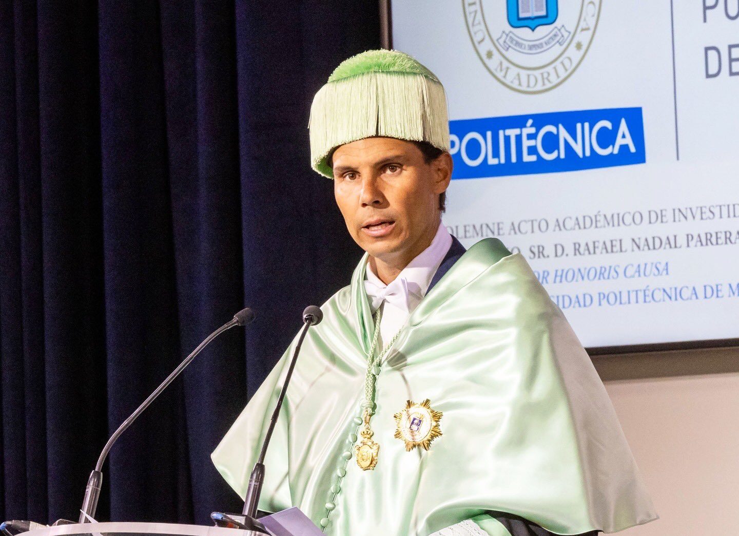 Nadal, laurea ad honorem al Politecnico di Madrid: "Il successo non è vincere, ma impegnarsi durante il percorso"