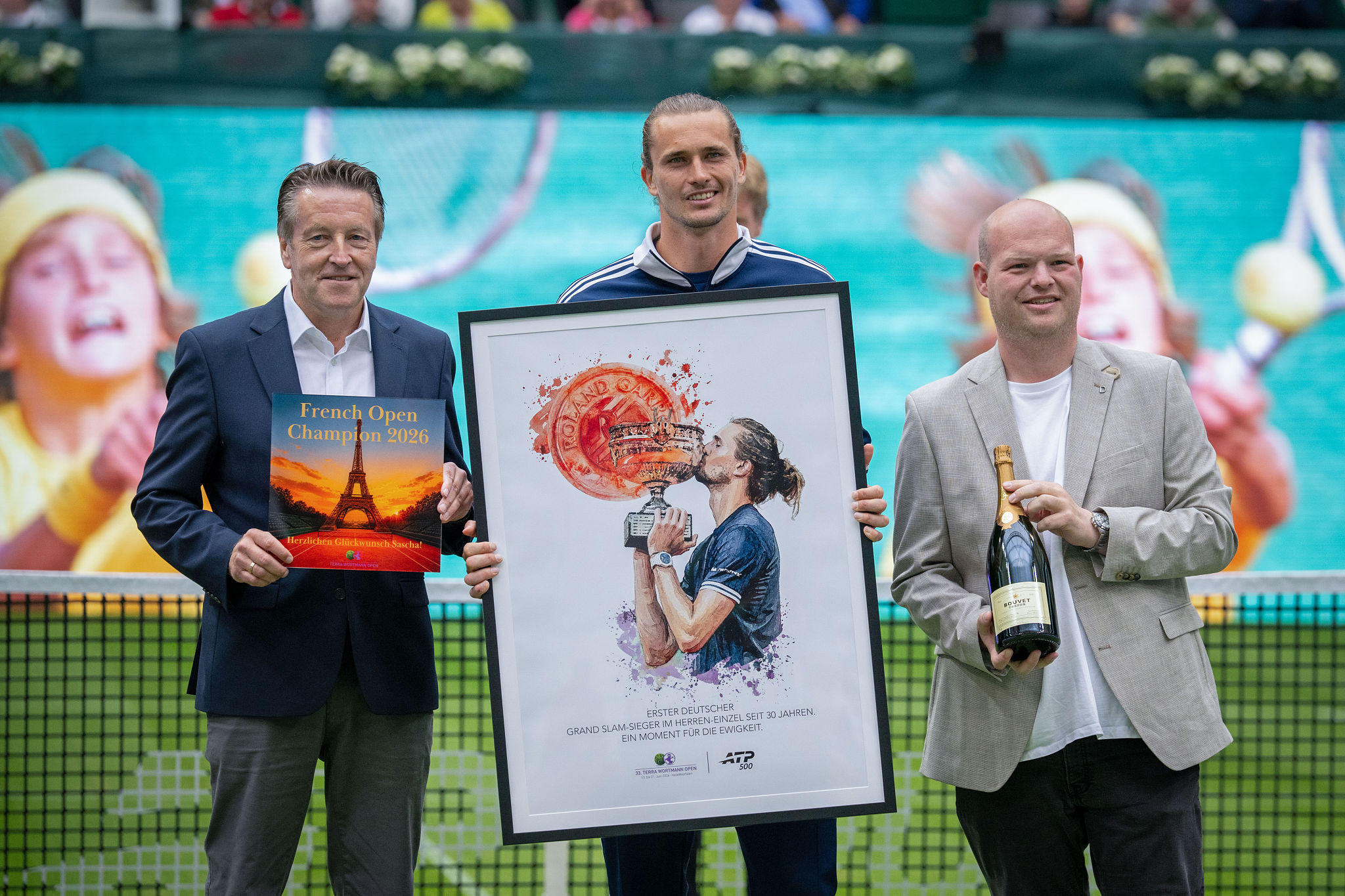 Zverev, esordio vincente a Halle: successo in doppio in attesa del singolare